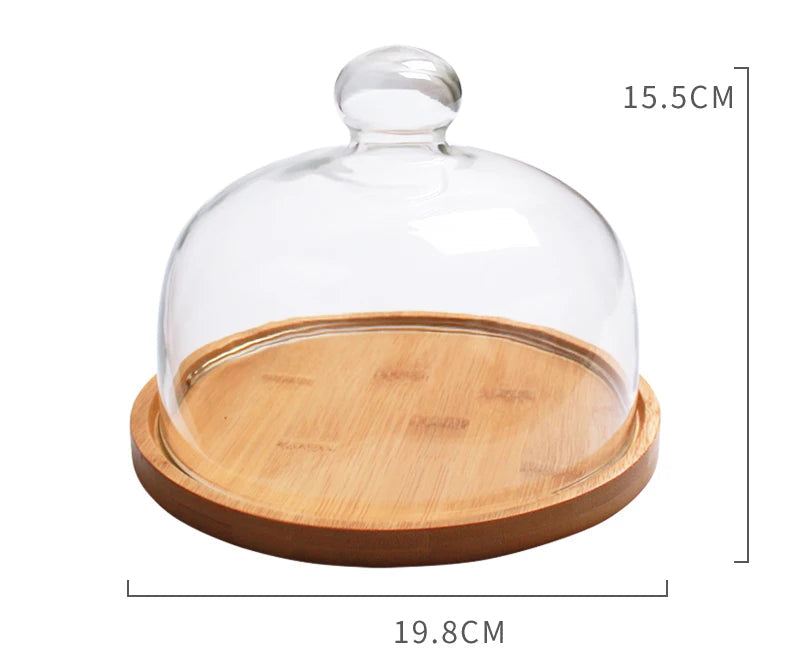 Cloche à fromage en bambou