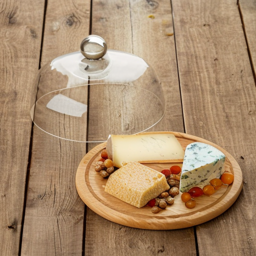 Cloche à fromage en bambou